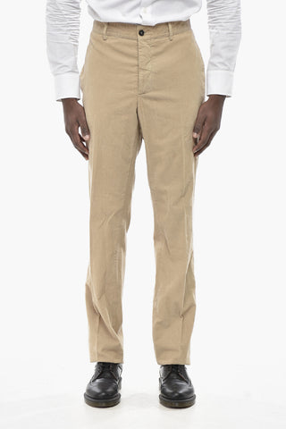 골지 벨루어 수트 투 슬릿 클래식 노치 라펠