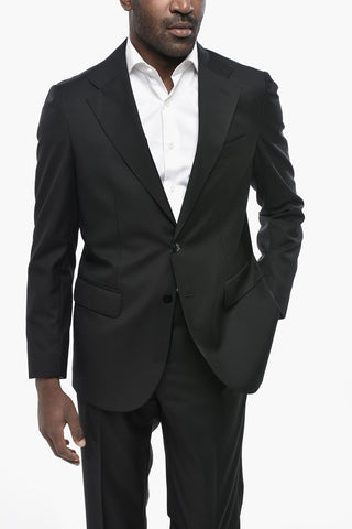HOLLAND&SHERRY 2-Button Suit, Classic Lapel, Two Vents