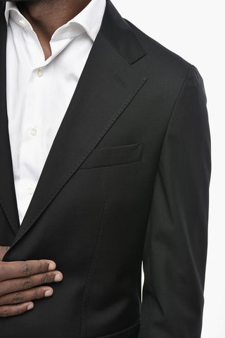 HOLLAND&SHERRY 2-Button Suit, Classic Lapel, Two Vents