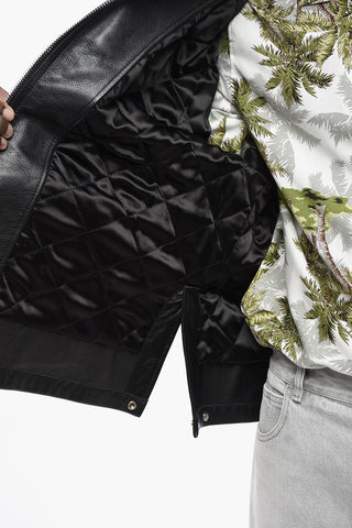 Lederjacke Mit Reißverschluss