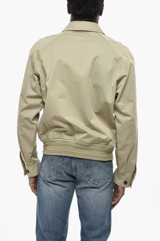 Overshirt in Cotone con Zip Frontale