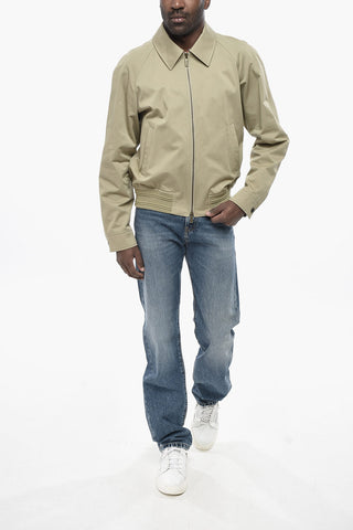 Overshirt in Cotone con Zip Frontale