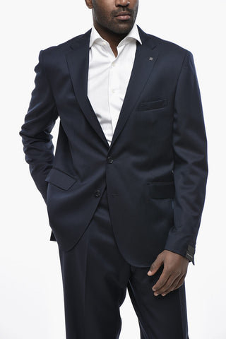 Virgin Wool Suit, Classic Lapel, Two Vents