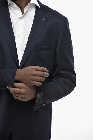 Virgin Wool Suit, Classic Lapel, Two Vents