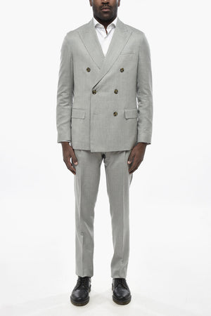 Double-Breasted Suit With Two Vents And Lance Lapels