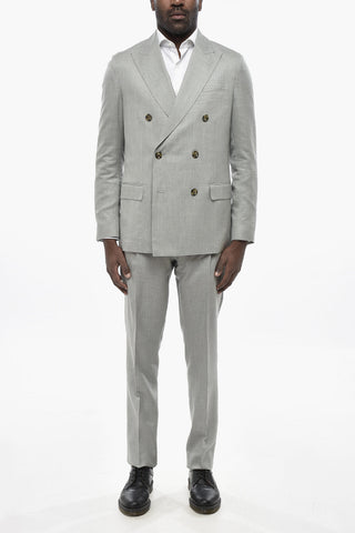 Double-Breasted Suit With Two Vents And Lance Lapels