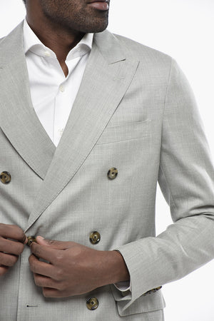 Double-Breasted Suit With Two Vents And Lance Lapels