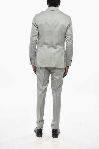 Double-Breasted Suit With Two Vents And Lance Lapels