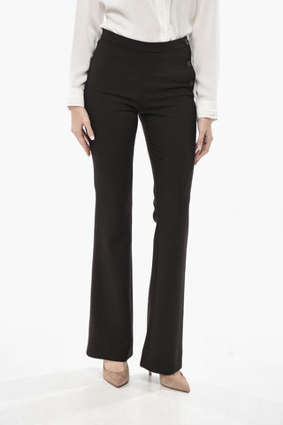 울 혼방 부츠컷 팬츠 사이드 버튼