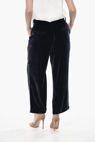 Chenille-Hose KNAPUR mit Kordelzug