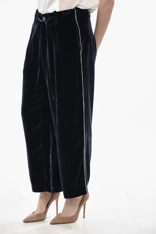 Chenille Trousers KNAPUR with Drawstring