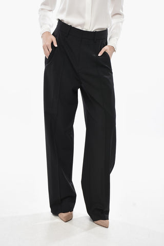 Pantaloni in Misto Lana SOPIAVEA con Pince Frontale
