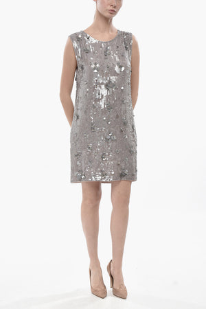 Straight-Fit Sequin Dress