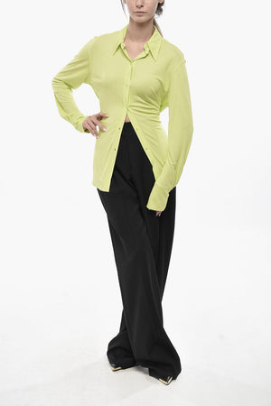 Camicia in Viscosa con Collo Italiano