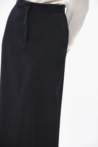 Wool Maxi Pencil Skirt ROUX