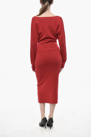 Wrap Dress LIME in Knit