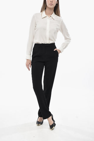 EMPORIO Pantaloni 4 Tasche in Viscosa Stretch