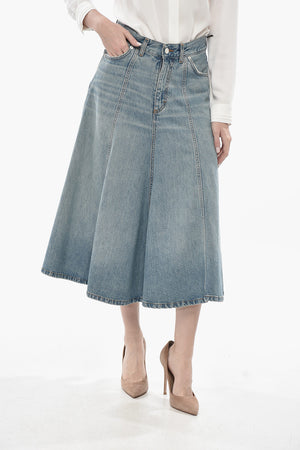 Gonna Svasata Midi in Denim