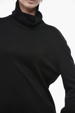 Rollkragenpullover aus Schurwolle