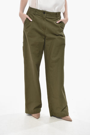 Loose-Fit-Hose aus Baumwoll-Stretch