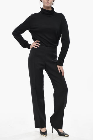 Pantaloni VESCO in Lana con Zip Laterale