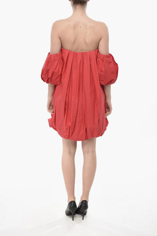 Schulterfreies Minikleid BERT mit Ballon-Design