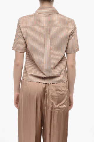 팝린 블라우스 INNUENDO 헤어라인 패턴