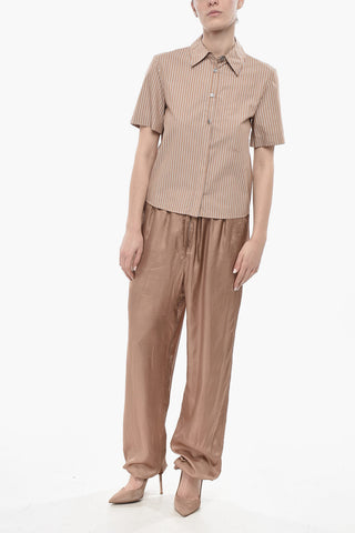 팝린 블라우스 INNUENDO 헤어라인 패턴