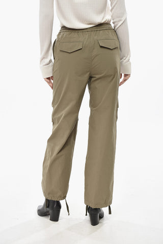 Joggers in Misto Cotone con Coulisse alla Caviglia