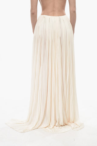 Plissé Jersey Maxi Skirt MADAME