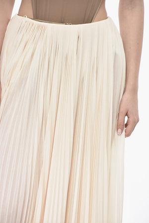 Plissé Jersey Maxi Skirt MADAME