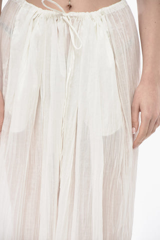 Cotton Crinkle-Effect Trousers HYPNOSTA