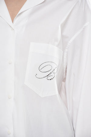 Camicia in Popeline con Taschino Logato