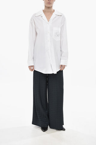 Camicia in Popeline con Taschino Logato