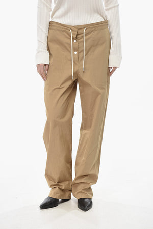 Cotton Trousers BONNETTE with Drawstring