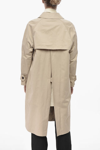 Cotton-Blend Trench MARTA STAR with Hidden Button Closure