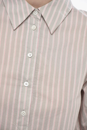 Cotton-Blend Blouse CORSA Hairline Pattern