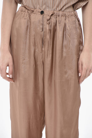 Satinhose PENRA mit Kordelzug am Knöchel