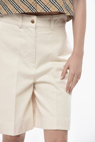 Denim Wide-Leg Shorts