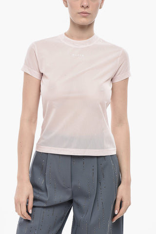 Mesh Short-Sleeve Top