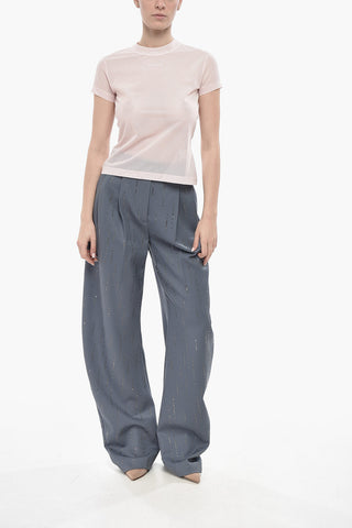 Mesh Short-Sleeve Top