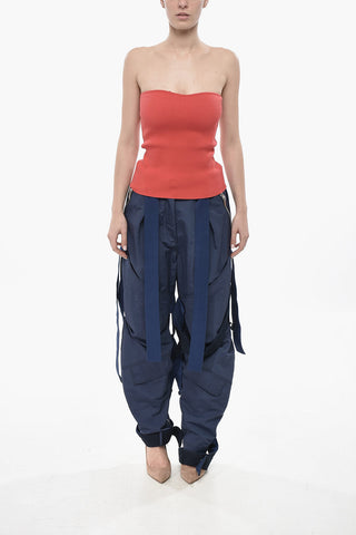 신축성 니트 튜브탑