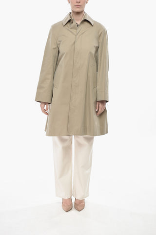 Cotton Trench with Concealed Buttoning