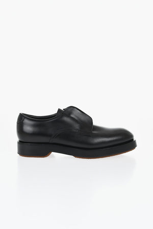 Leather Derby Shoes UDINE With Elastic Insert