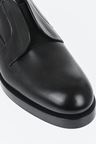 Leather Derby Shoes UDINE With Elastic Insert