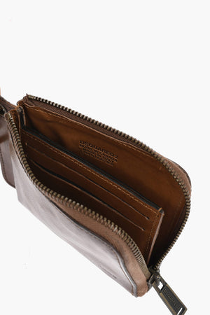 Leather Wallet DD GANG with Gold Chain