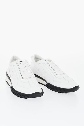 Leather Low-Top Sneakers LEGEND with Contrasting Sole