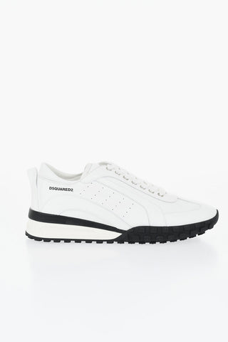Leather Low-Top Sneakers LEGEND with Contrasting Sole