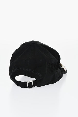 Cappello Baseball in Tinta Unita con Gioielli