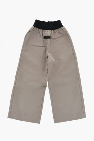 ESSENTIALS Pantaloni in Cotone con Eastico in Vita